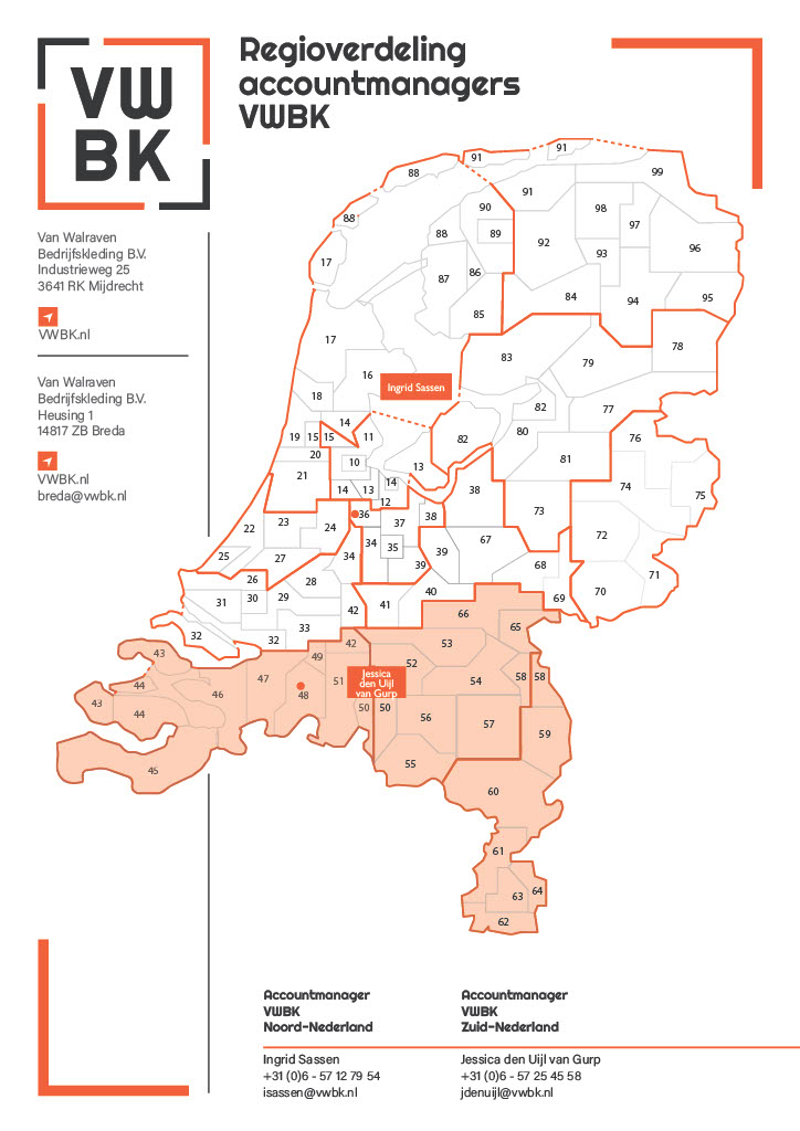 Regioverdeling VWBK