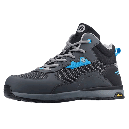 Bata werkschoenen Radiance Buzz S3S middelhoog - donkergrijs/blauw