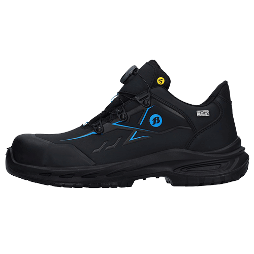 Bata werkschoenen Powder S7S laag - zwart/blauw