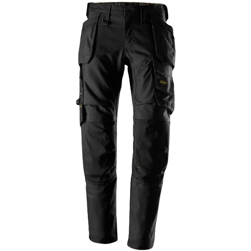Snickers Workwear werkbroek canvas stretch 6244 - zwart