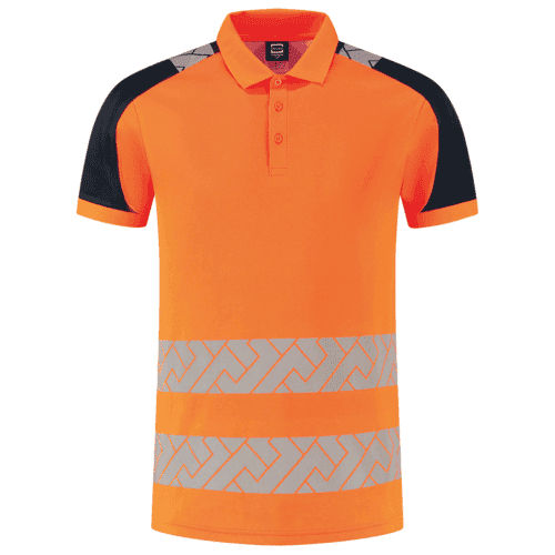 Tricorp polo Redefined High Vis - orange/ink