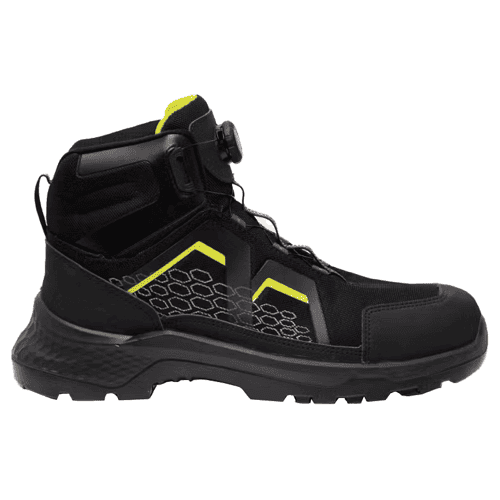Emma werkschoenen CrossForce Flex High S3 - zwart