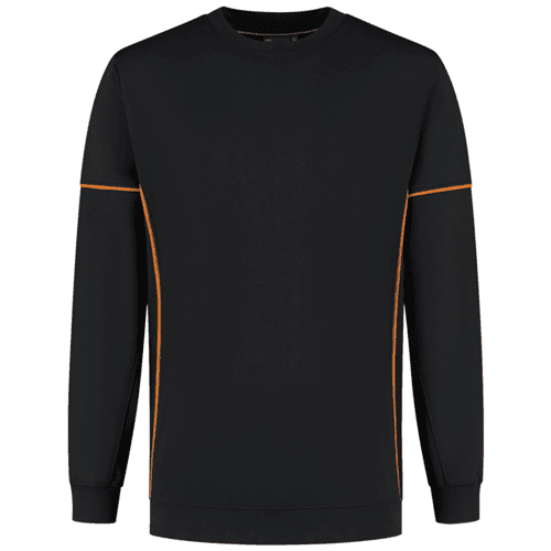 Santino sweater Chris - zwart/oranje