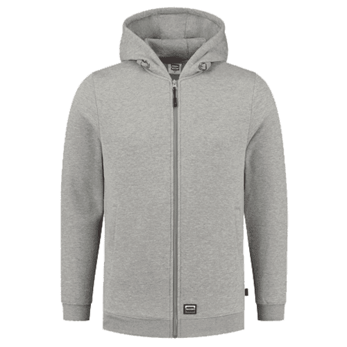 Tricorp sweatvest met capuchon 60°C wasbaar - grey melange